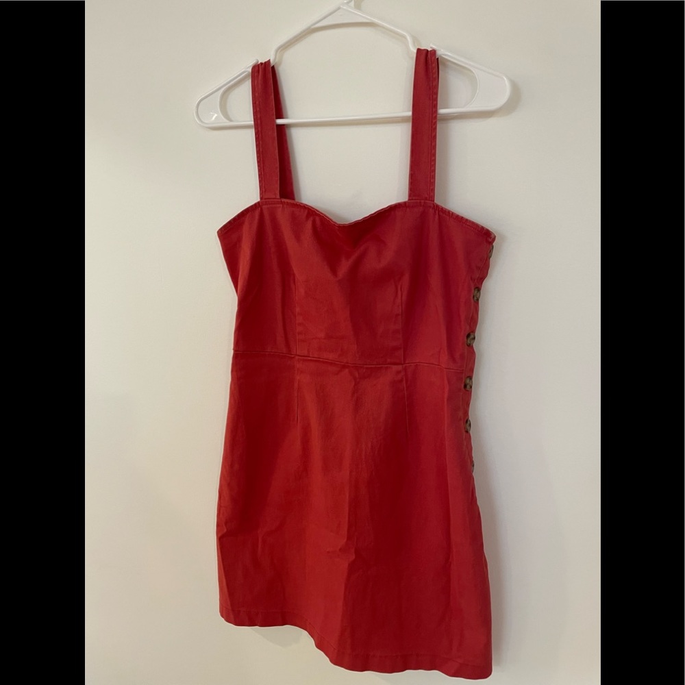 Forever 21 Light Pink Overall Dress